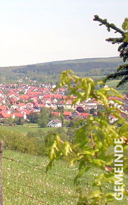 Blick in auf Ronshausen